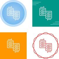 Document Merge Vector Icon