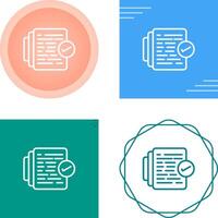 Document Versioning Vector Icon