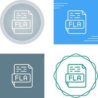 FLA Vector Icon