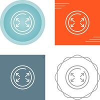 Fullscreen Circle Vector Icon