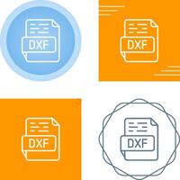 dxf vector icono