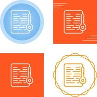 Document Access Vector Icon