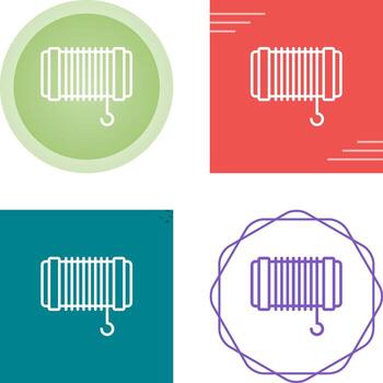 cable tracción cuerda vector icono