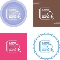 Document Review Vector Icon