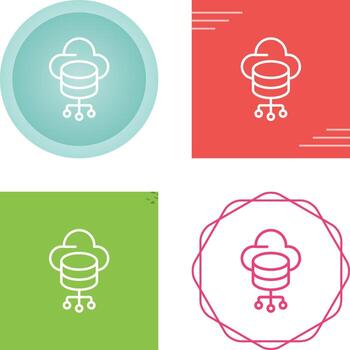Cloud Storage Vector Icon