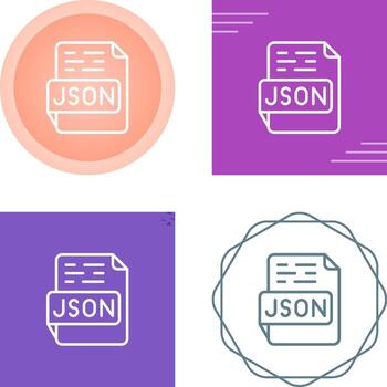 JSON Vector Icon