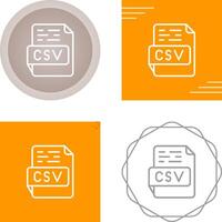 CSV Vector Icon