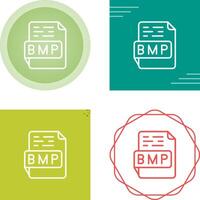 icono de vector de bmp