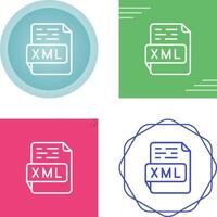 XML Vector Icon