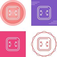 Fullscreen Square Vector Icon