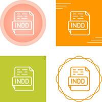 INDD Vector Icon