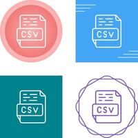 CSV Vector Icon