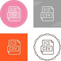 CSV Vector Icon