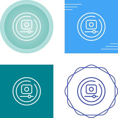 Video Record Circle Vector Icon