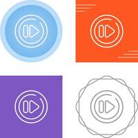 Next Track Circle Vector Icon