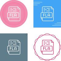 FLA Vector Icon