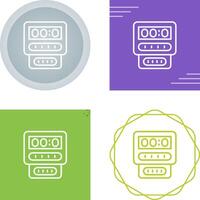 Electric Meter Vector Icon