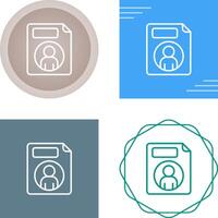 Personal File Vector Icon