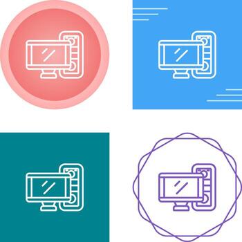 Computer Vector Icon