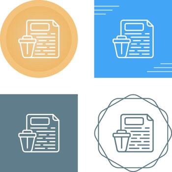 Eliminar botón vector icono