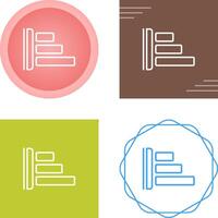Left Align Vector Icon