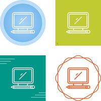 Desktop Computer Vector Icon