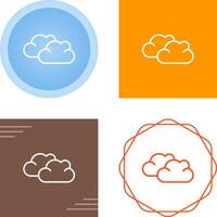 icono de vector de nube