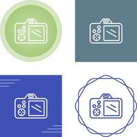 icono de vector de cámara dslr