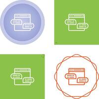 Speech Bubbles Vector Icon