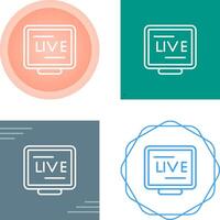 Live Stream Vector Icon