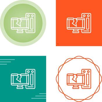 Desktop Computer Vector Icon