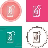 Biometric Identification Vector Icon