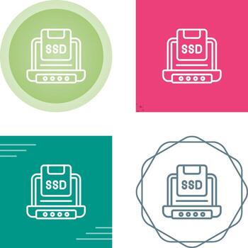 Solid State Drive Vector Icon