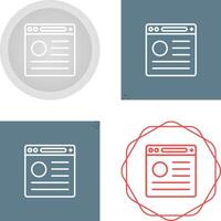 Browser Vector Icon