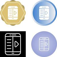 E-Book Reader Vector Icon