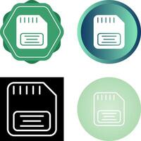 Memory Card Vector Icon