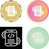 Mobile App Development Vector Icon