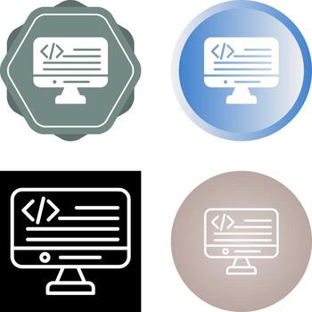 Programming Language Vector Icon