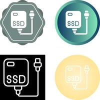 External SSD Vector Icon