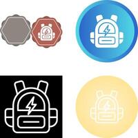 Smart Backpack Vector Icon