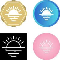 Sunset Vector Icon