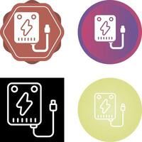 Portable charger Vector Icon