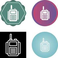 Hand crank radio Vector Icon