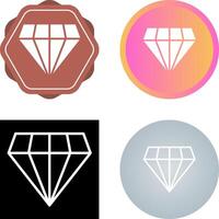 icono de vector de diamante