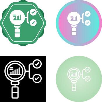 preceptivo analítica vector icono