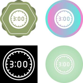 icono de vector de reloj