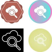 Cloud Server Vector Icon