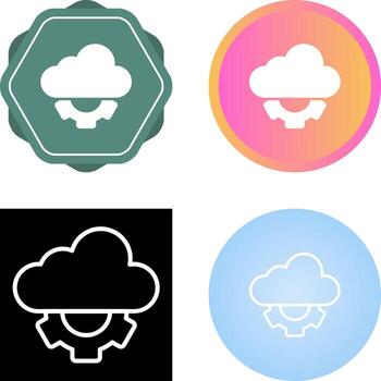 Cloud API Vector Icon