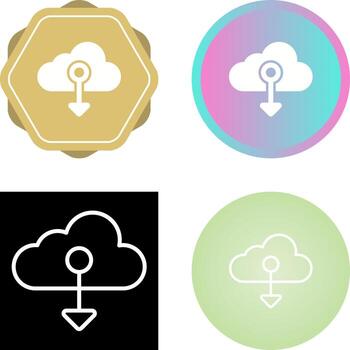Cloud Native Vector Icon