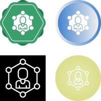 Network Segmentation Vector Icon